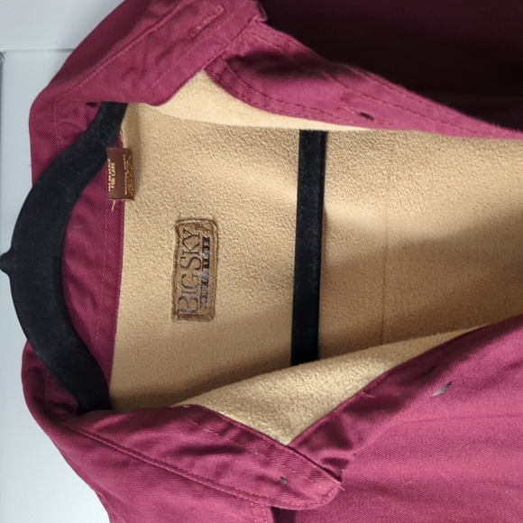 Men's Big sky outfitters size medium Maroon jacket - Picture 3 of 7